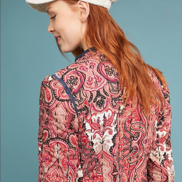 Anthropologie Waverly Quilted Jacket Small NWT - Picture 3 of 8